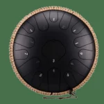 Steel tongue drum kulstofstål 15 toner 32 cm – C-dur – 11 farver