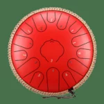 Steel tongue drum kulstofstål 15 toner 32 cm – C-dur – 11 farver