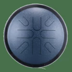 Ståltungetromme med 8 toner – 25 cm – japansk skala – 7 farver