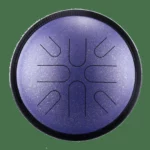 Ståltungetromme med 8 toner – 25 cm – japansk skala – 7 farver
