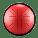 Ståltungetromme med 8 toner – 25 cm – japansk skala – 7 farver