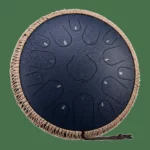 Steel tongue drum kulstofstål 15 toner 36 cm – C-dur – 11 farver