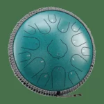 Steel tongue drum kulstofstål 15 toner 36 cm – C-dur – 11 farver