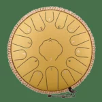 Steel tongue drum kulstofstål 15 toner 32 cm – C-dur – 11 farver