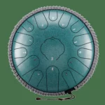 Steel tongue drum kulstofstål 15 toner 32 cm – C-dur – 11 farver