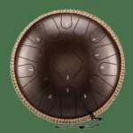 Steel tongue drum kulstofstål 15 toner 32 cm – C-dur – 11 farver