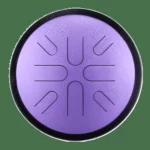 Ståltungetromme med 8 toner – 25 cm – japansk skala – 7 farver
