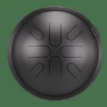 Ståltungetromme med 8 toner – 25 cm – japansk skala – 7 farver