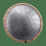 Steel tongue drum kulstofstål 15 toner 36 cm – C-dur – 11 farver